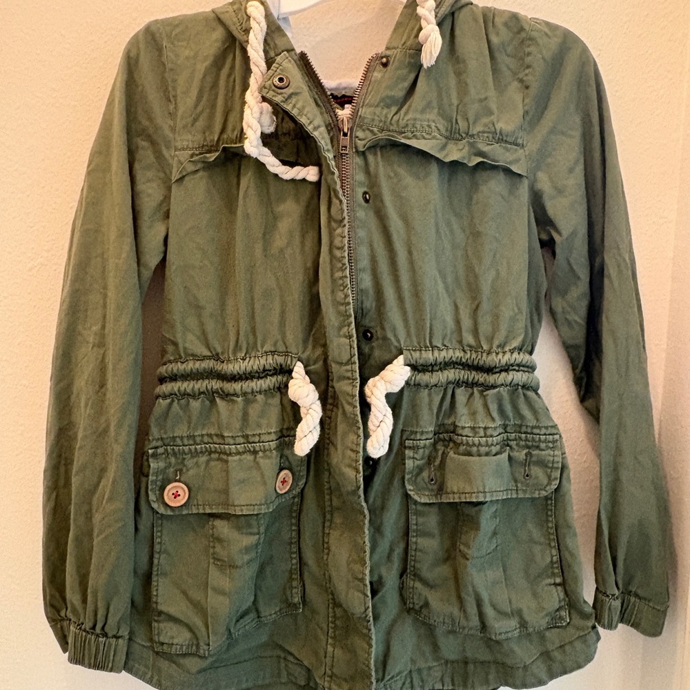 Garage Army Green Nautical Parka
